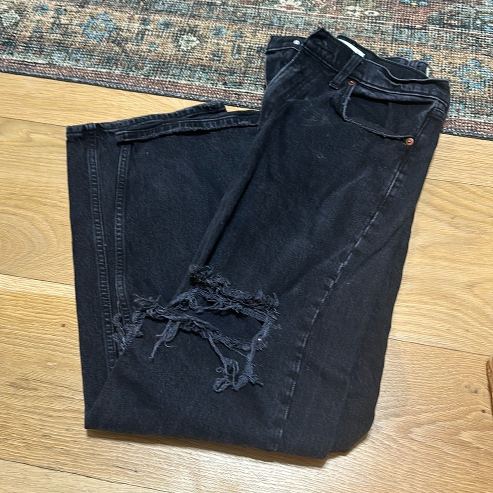 abercrombie ripped jeans